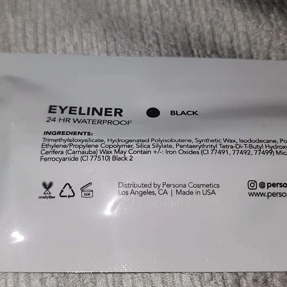 🆕️Persona BLACK Eyeliner 24 hour WATERPROOF- NEW IN SEALED PACKAGE